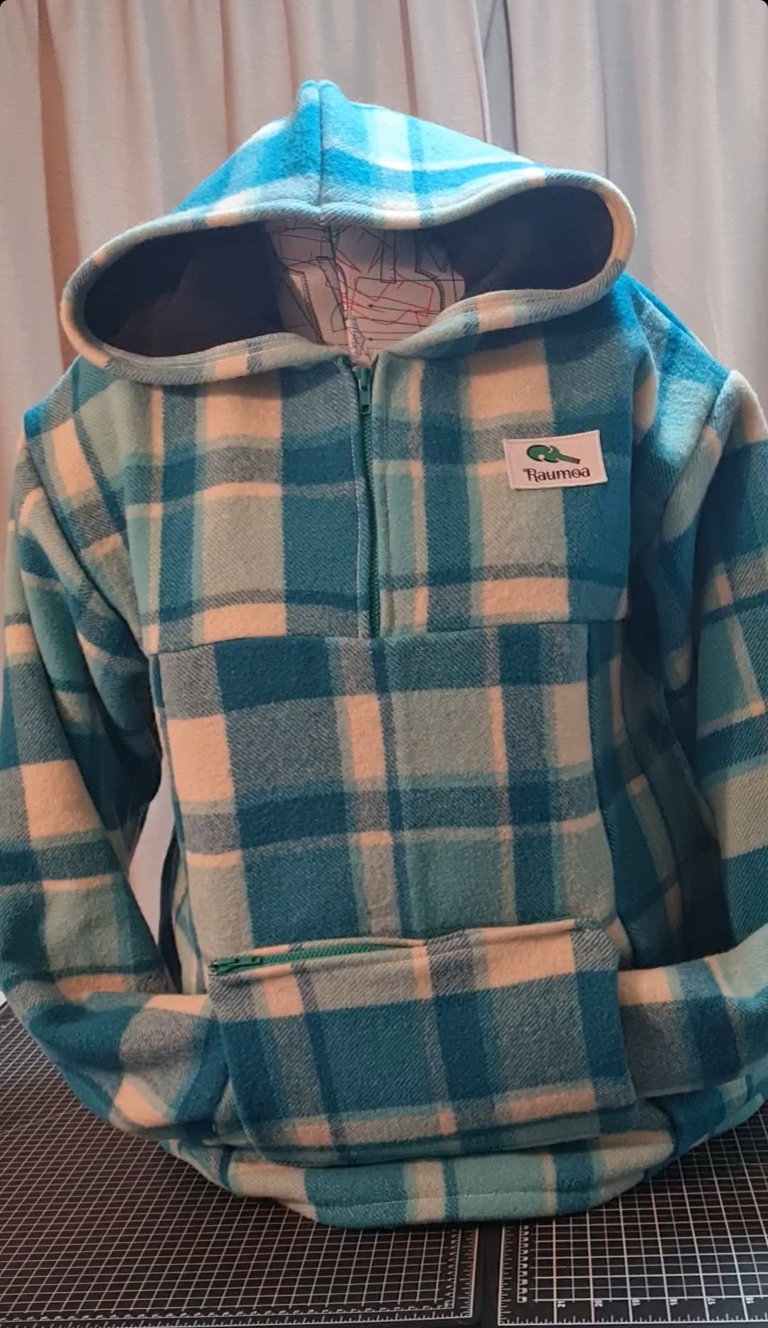 Upcycled Raumoa wool Anorak