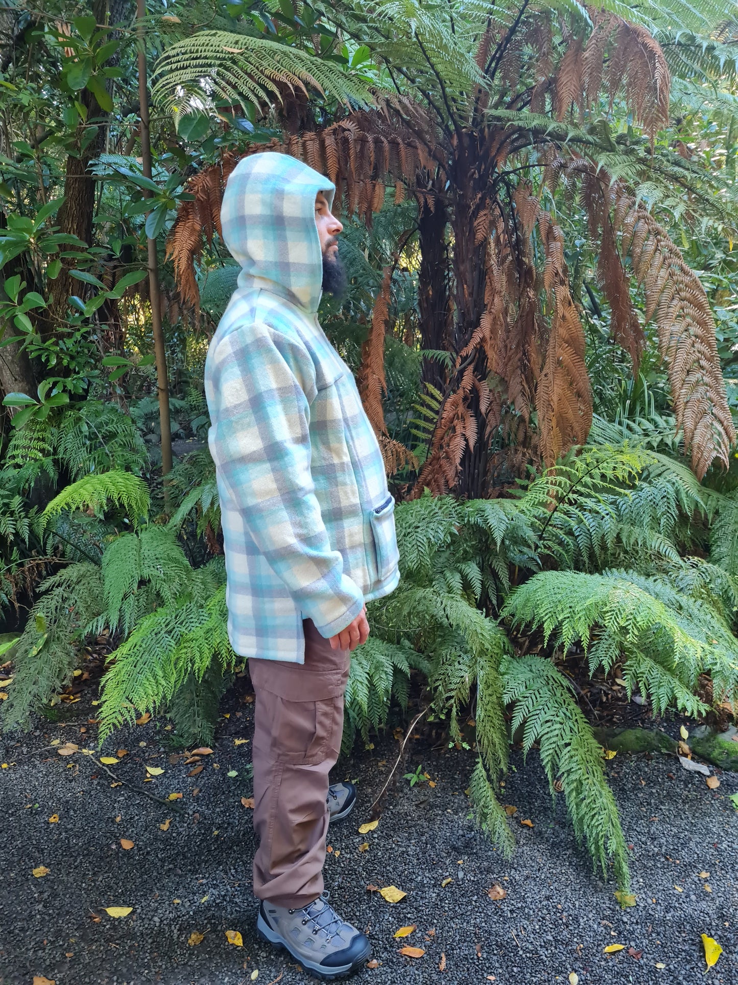 Upcycled Raumoa wool Anorak